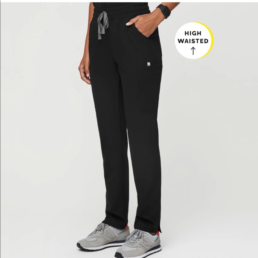 High waisted Yola Skinny Scrub Pants